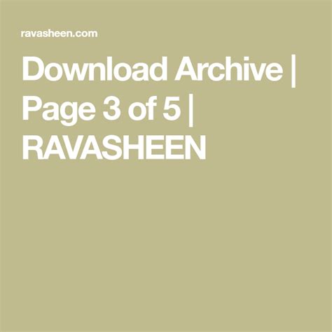 ravasheen|Downloads Archive .
